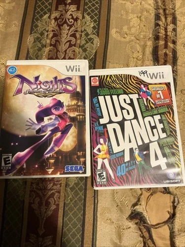 New ListingNiGHTS: Journey of Dreams & Just Dance 4 Wii