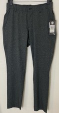 Under Armour Light Weight Tapered Golf Men Pants 30x30 Gray Button Missing NWT
