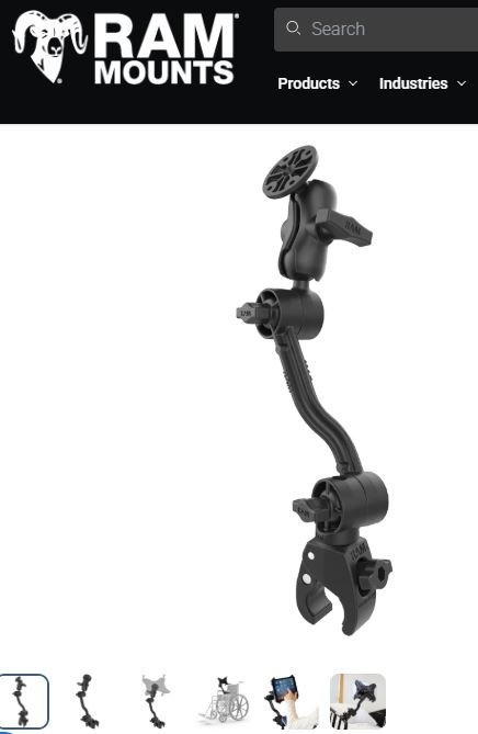 RAP-418-400-PA-202U  RAM Tough-Claw with Ratchet Extension Arm NEW