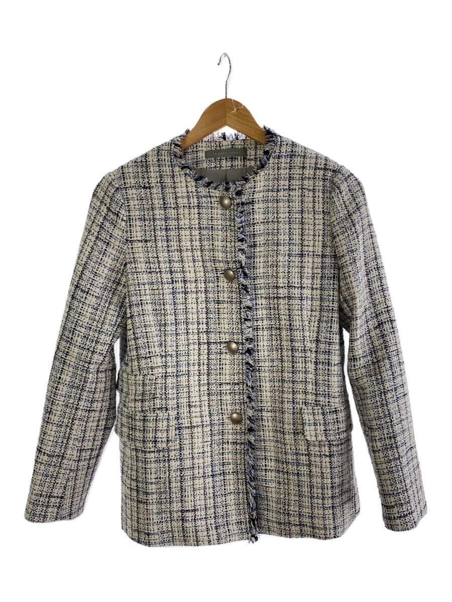 ALTRA GIACCA TWEED THEORY LUXE OTHER 23SS CREVON TRUDEL 38 COTONE blu usata