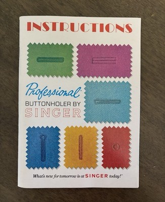 Singer Professional Buttonholer Attachment Zig-Zag Sewing Machine 381116