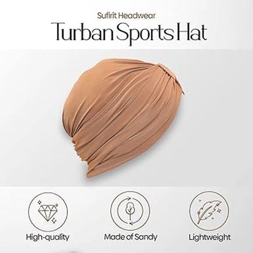 Gorro de quimioterapia para mujer - gorro turbante caramelo suave y gorra de hiyab instantánea Foto 3 de 4