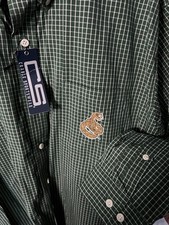 Florida A&M Rattlers Men’s Large Green Check Dress Shirt NWT $50