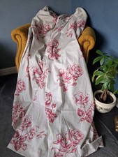 Next 228x183 Beige Rose Print Long Curtains READ
