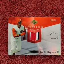 2007 Upper Deck ,SPECTRUM SSW-KG , NO # 22 /50 . Ken Griffey, Jr . Card is EX+?