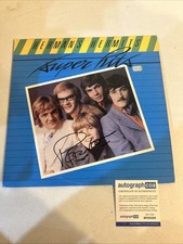 PETER NOONE SIGNED AUTOGRAPH VINYL ALBUM ACOA HERMANS HERMITS SUPER HITS