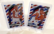 Panini Prizm NBA 2024-25 Basketball 2 Card Taurean Prince Beasley RED WHITE BLUE