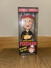 Niddle Noodle The Bravest Fireman 2002 Wacky Wobblers Funko Bobblehead RARE NIB