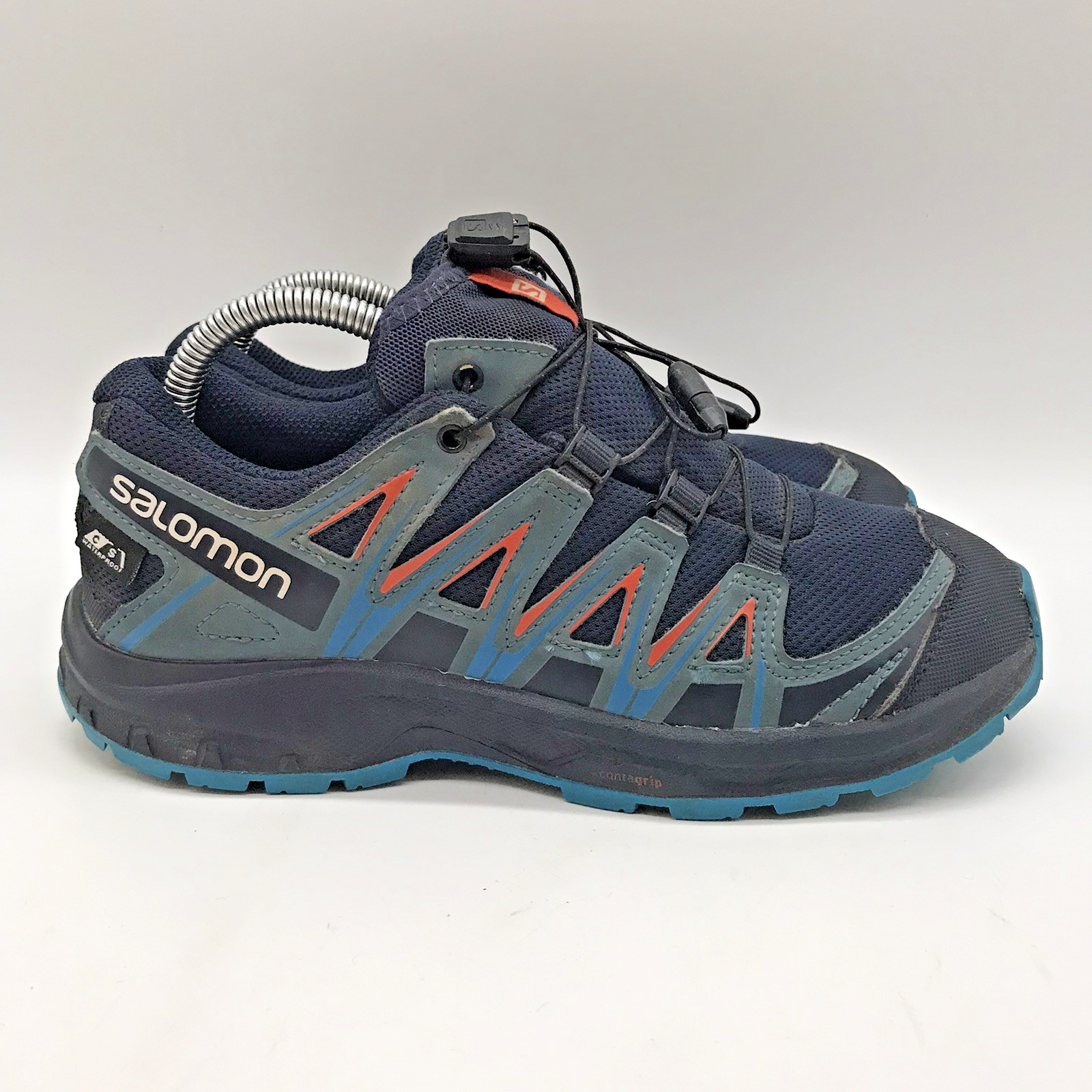 Scarpe da corsa Salomon XA Pro 3D CS impermeabili da trekking giovanili 4 contagrip