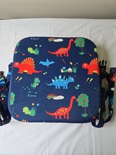 Eiury Foam booster seat dinosaurs Navy Blue exc. cond.