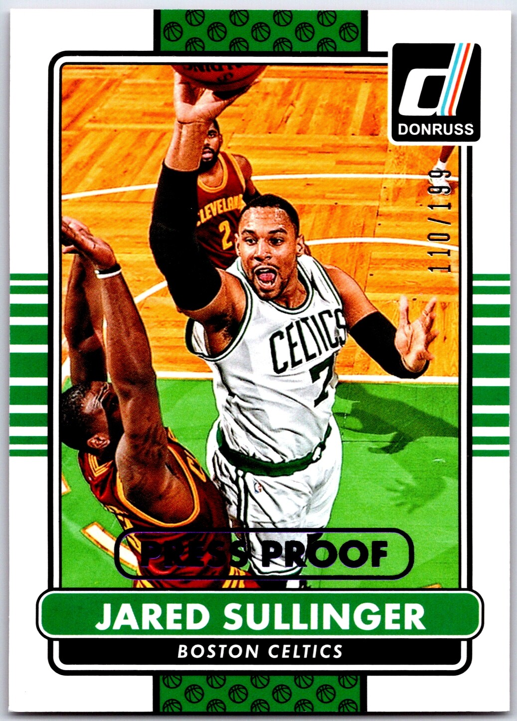 2014-15 Donruss Press Proofs Purple #173 Jared Sullinger /199