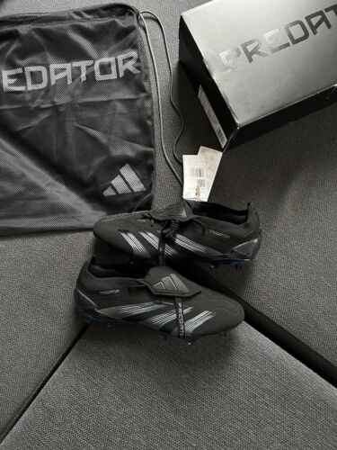 Adidas Predator Elite FT Foldover Tongue FG Firm Ground Blackout Boots UK7