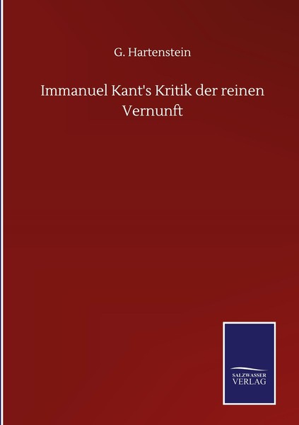 Immanuel Kant's Kritik Der Reinen Vernunft | Buch | 9783752517613-image