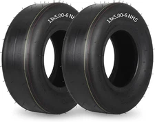 (2 Pack) 13X5.00-6 Lawn Mower Tubeless Tire, 13 X 5-6 Riding Zero Turn Lawnmower
