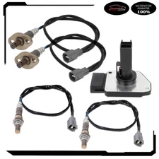 For 00-04 Toyota Tundra 4.7L 4pcs Oxygen o2 02 Sensor + Mass Airflow MAF Sensor