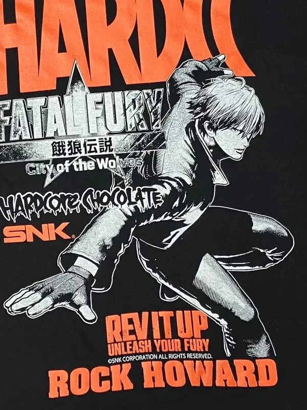 FATAL FURY City of the Wolves tシャツ Lサイズ Fatal Fury City of the Wolves Rock Howard T-shirt Hardcore