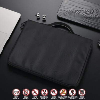 Waterproof Laptop Faraday Bag Phone RFID Signal Blocking Anti-radiation Case