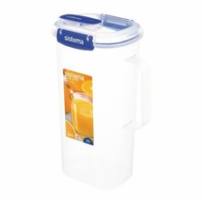Sistema Klip It Plus Juice Jug Dishwasher Safe Durable Leak Proof - 2 Litres