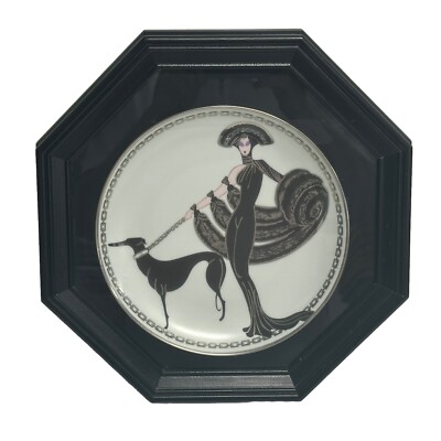 House of ERTE Symphony In Black Limited Edition Collector Plate | eBay