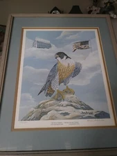 Hope May Schwank Patriotic Air Force Academy Lithograph numbered 194/500 signed.