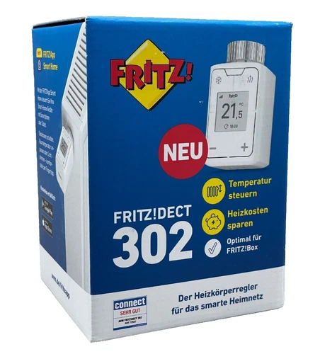 AVM FRITZ!DECT 302 Funk-Heizkörperthermostat Smart Home Heizkörperregler | NEU |