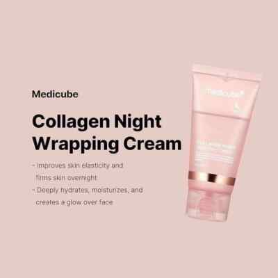 Medicube Collagen Night Wrapping Mask 75ml Firming Moisturizing / FAST & SAFE