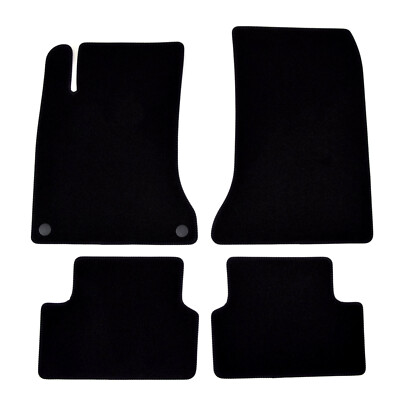 Fußmatten Automatten Für Mercedes CLA C117 2013-2018 4-Tlg Pro Velour Schwarz