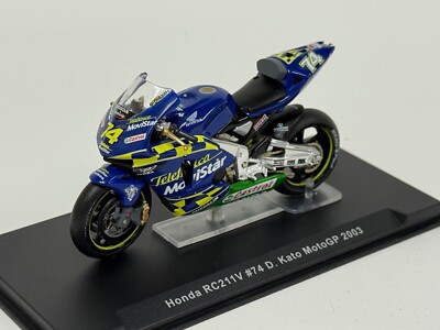 1/24 IXO Honda RC211V Movie Star #74 D.Kato 2003 Champion RAB060