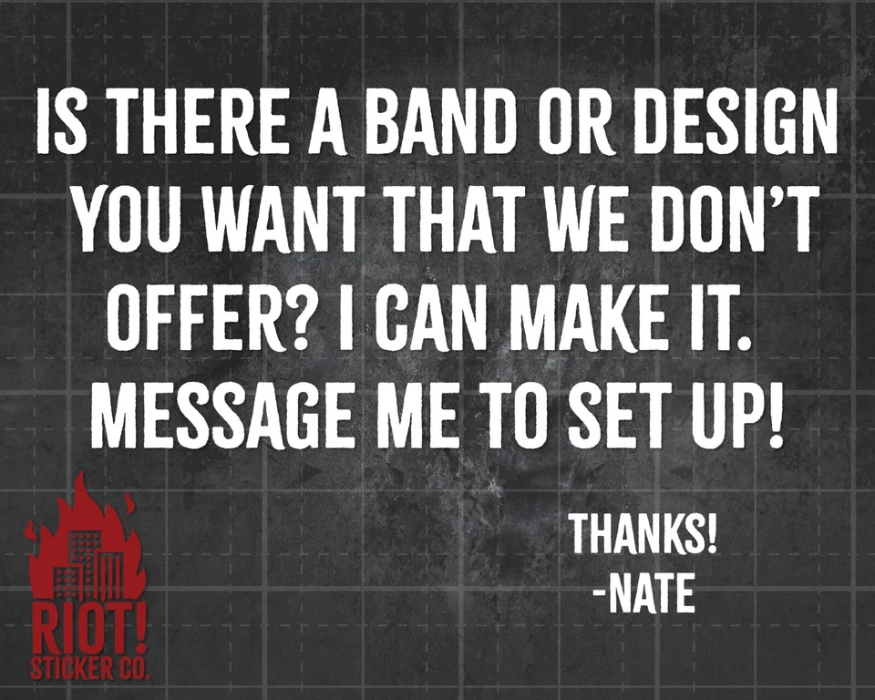 Calcomanía con logotipo de Puscifer para pegatina con logotipo de banda de coche para herramienta portátil, banda de rock Foto 3 de 4