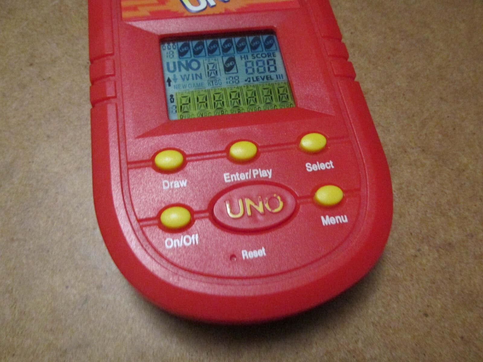 Electronic UNO Handheld Game Mattel 2001 eBay