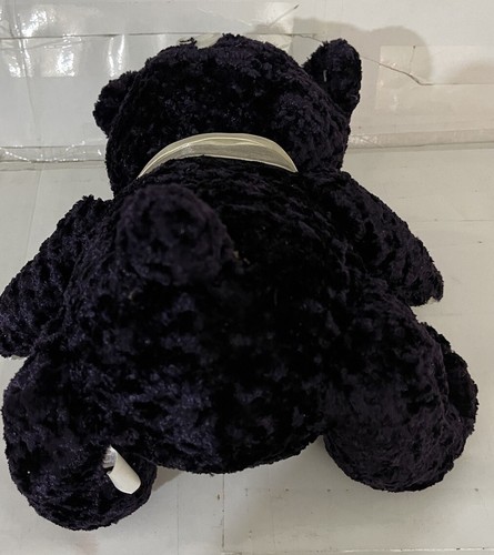 Soft Expression Collectible 2003 Edition Plush Stuffed Bear 9"H Dark Purple - Picture 3 of 19