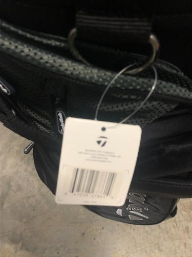NEW TaylorMade Lite, Sturdy Golf Bag in Black with FlexTech Stand, 6-Way Divide - Picture 3 of 9