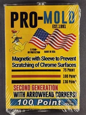 1x Pro Mold MH100SA 2nd Gen w/ Sleeve 100pt Magnetic Card Holder One Touch