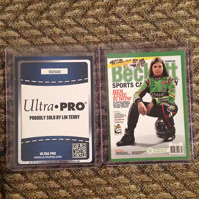 Danica Patrick Go Daddy Ultra Pro Back 2015 National Beckett Bezüge # Ed / 500