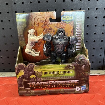 Transformers Rise of the Beasts Optimus Primal & Arrowstripe Beast Alliance 