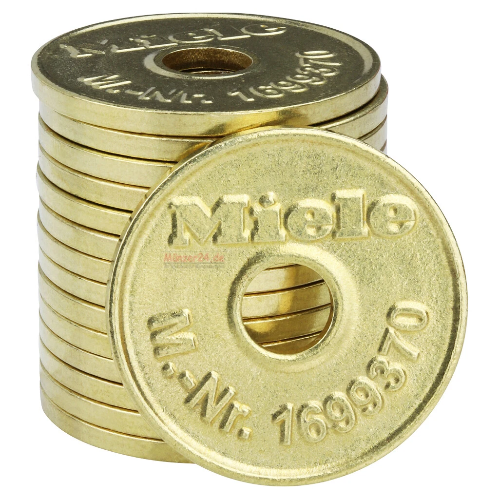 50 x Miele Wertmarke WM 2, 1699370, Waschmarke, Waschmarke für 