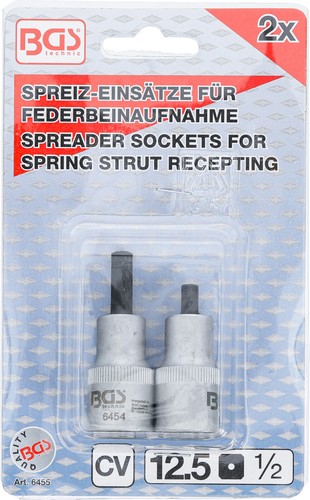 Spreiz-Einsatz-Satz für Federbeinklemmung 1/2" 5 x 7 mm + 5,5 x 8,2 mm VAG BMW - Bild 3 von 7