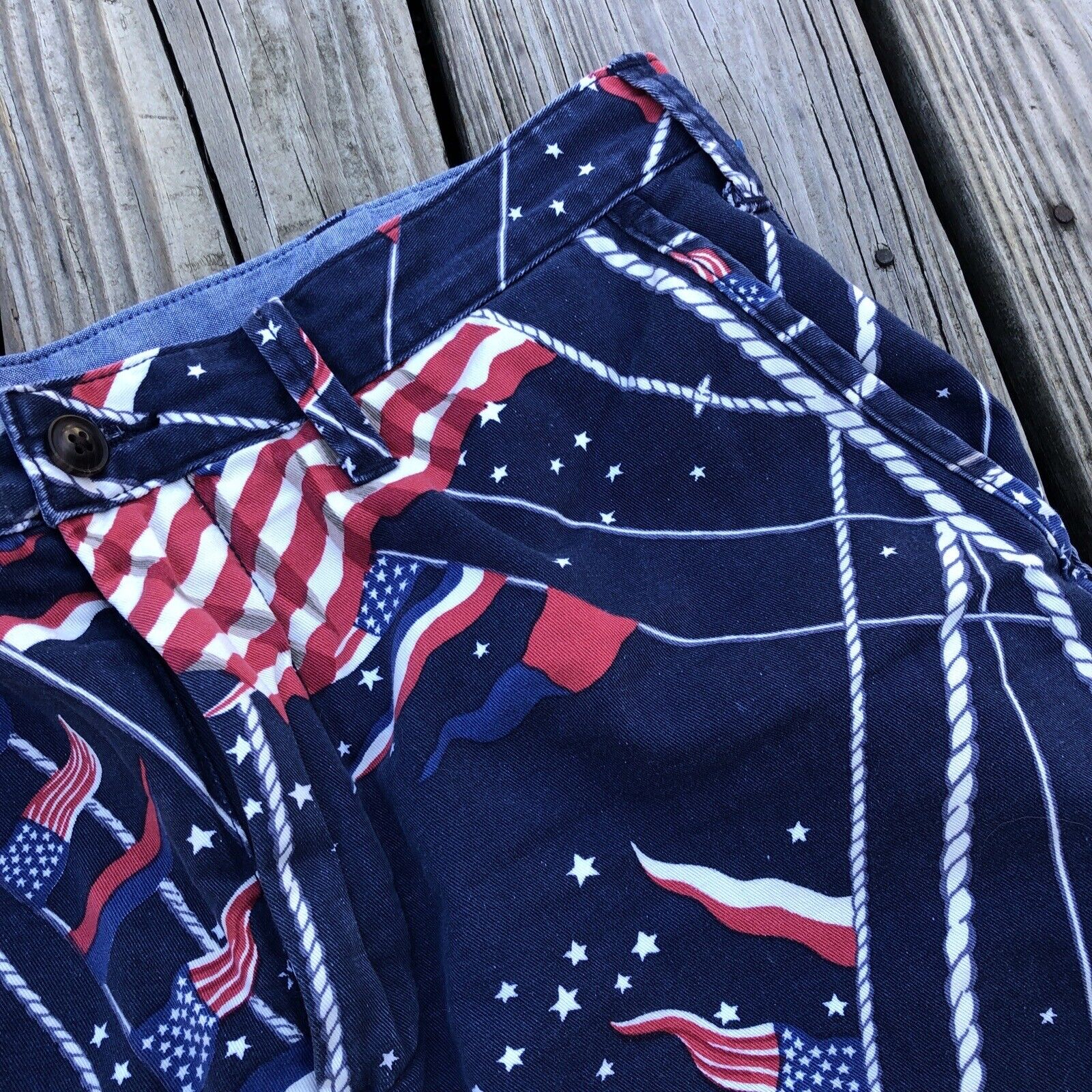 Polo Ralph Lauren All Over Nautical Flag USA Patr… - image 7