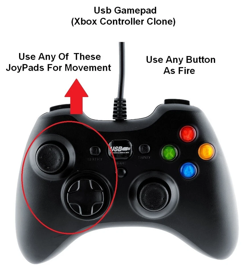 Usb Mouse Joystick Gamepad Adapter for 9pin DB9 Amiga Atari ST Amstrad Commodore - Bild 4 von 4