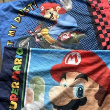 Mario Kart Luigi Wii Pillowcases Double Sided Super Mario Nintendo Eat My Dust
