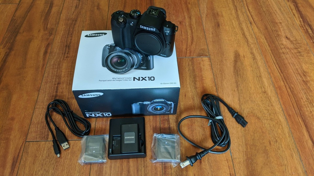 Samsung NX10 14.6MP Digital SLR Camera - Black (Body Only) for