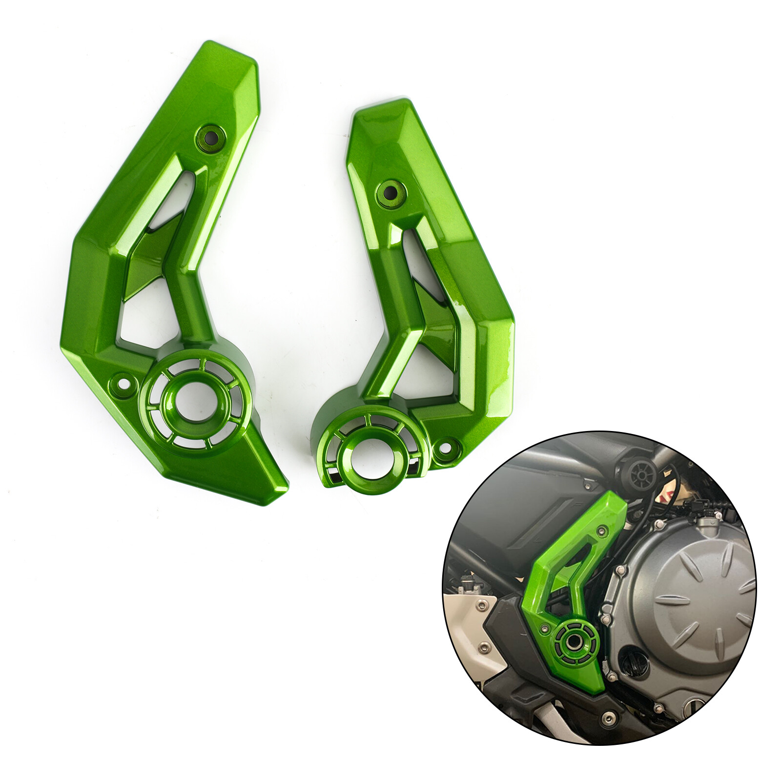 Motorcycle Frame Side Cover Guard Fairing for Kawasaki Z650 Ninja 650 2017-20 N