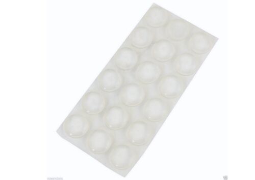 PLASTIC PROTECTORS PADS DOTS SELF ADHESIVE CABINET BUFFERS CUPBOARD,8, 10, 21mm - Picture 2 of 6