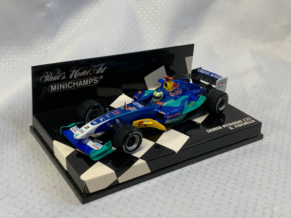 Minichamps Sauber Petronas C23 G. Fisichella Racecar 1:43 Minichamps Sauber Petronas C23 G. Fisichella Racecar 1:43