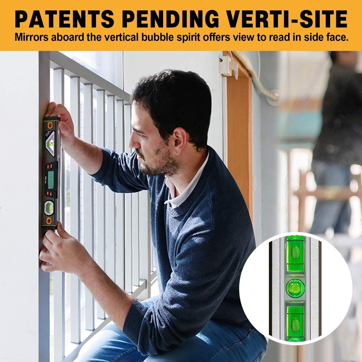 Niveau Numérique Prexiso - Écran LCD, Angle Et Pente Pour Chantier - 11,5 Pouces
