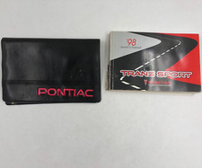 1998 Pontiac Trans Sport Owners Manual With Case Oem D03b52022 1998 Pontiac Trans Sport Owners Manual With Case Oem D03b52022