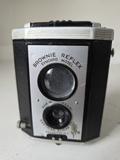 Antique Art Deco Style Brownie Reflex Synchro Model Camera Early 1940s Untested