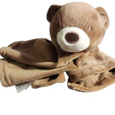 Baby Essentials Brown Teddy Bear Security Blanket Lovey