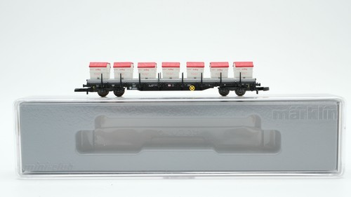 Märklin Z 82582 Güterwagen (Flachwagen, 393 7 346-1) Res 687 der DB AG | Zustand: Gebraucht