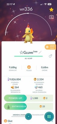 !!! Pokémon GO  SHINY Glumanda  With Party Hat Trade From 2020 Lucky Trade